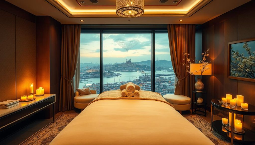 İstanbul otel masaj odası ambiyansı
