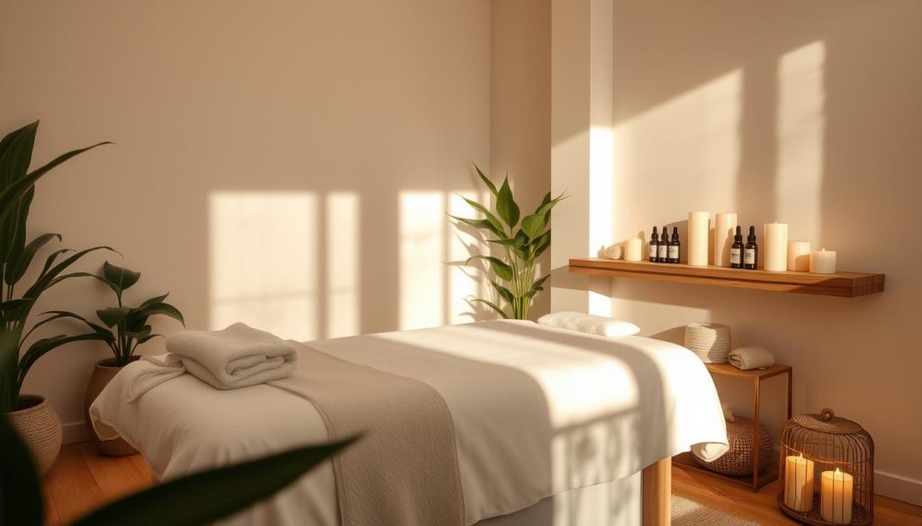 Profesyonel masaj seansı