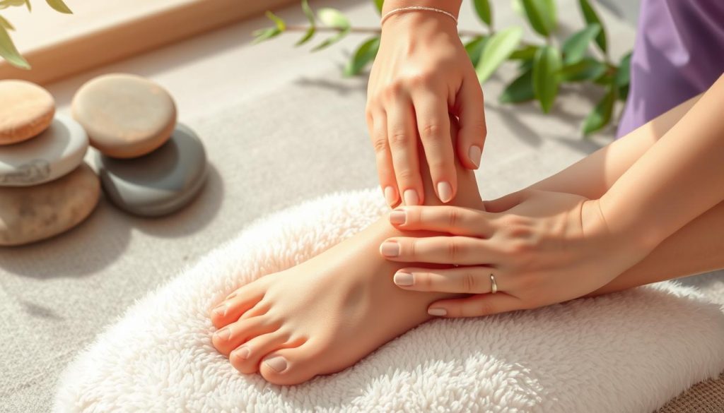 ayak bileği masajı