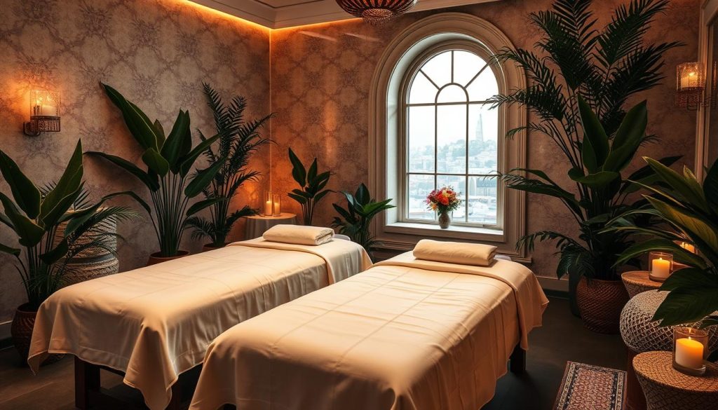 istanbul'da yüz masajı