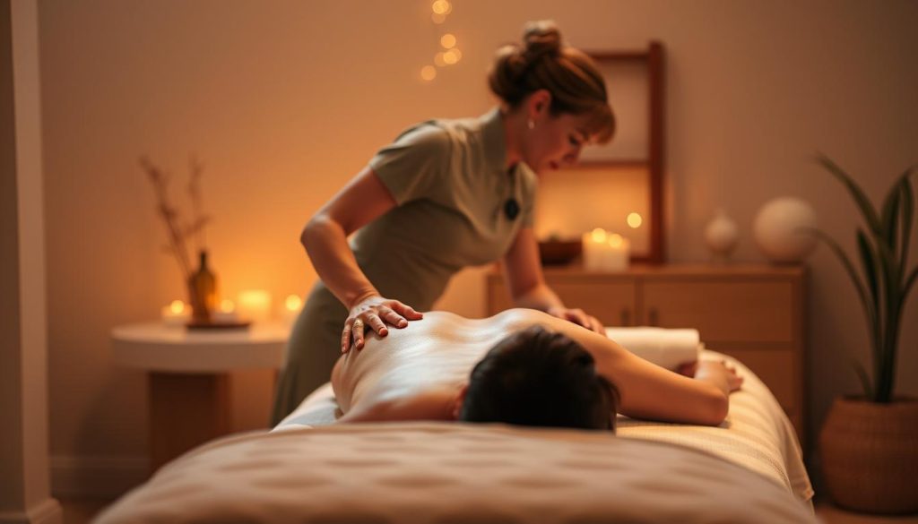 Masöz masaj yaparken Masöz masaj yaparken