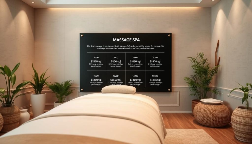 masaj süreleri ve seans seçenekleri