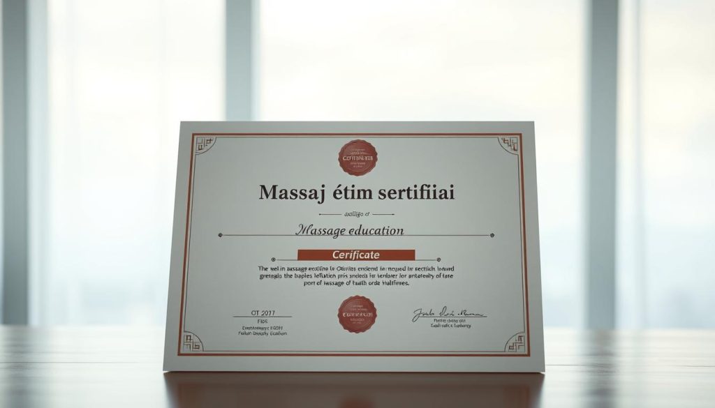 masaj eğitim sertifikası
