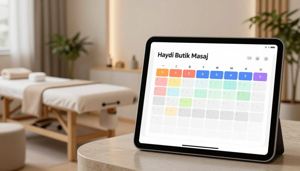 kartal masaj merkezi randevu yönetimi takvim sistemi