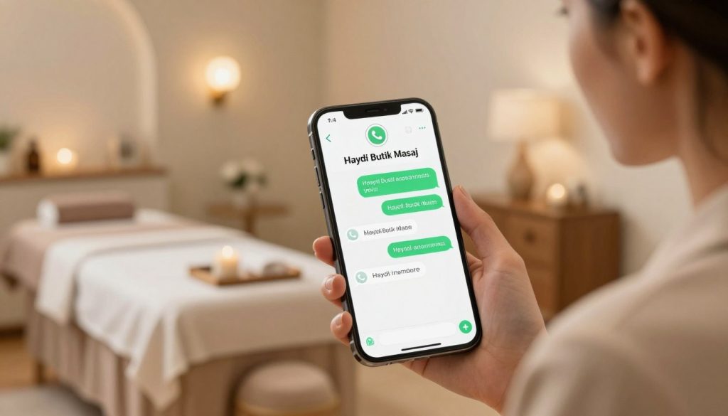 whatsapp masaj randevu sistemi ile iletişim